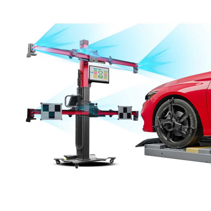 Professional laser wheel alignment machine used for precision four wheel alignment